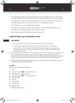 Preview for 11 page of Beem 03997 Instruction Manual