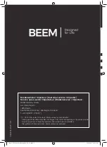 Preview for 56 page of Beem 03997 Instruction Manual