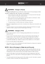 Preview for 23 page of Beem 06134 Manual