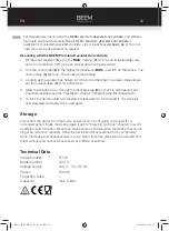 Предварительный просмотр 37 страницы Beem 07123 Instruction Manual