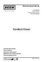 Beem COMFORT CLEAN User Manual preview