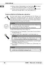 Preview for 20 page of Beem Espresso Perfect Crema Plus Instruction Manual