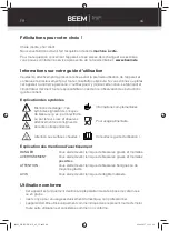 Preview for 46 page of Beem Fresh Aroma Perfect Thermostar CM44.001 Instruction Manual