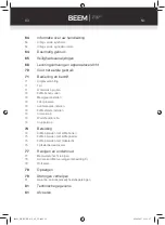 Preview for 65 page of Beem Fresh Aroma Perfect Thermostar CM44.001 Instruction Manual