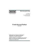 Beem Fresh-Aroma-Perfect User Manual предпросмотр