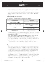 Preview for 14 page of Beem HF-929TS Instruction Manual