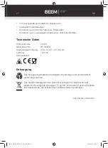 Preview for 20 page of Beem HF-929TS Instruction Manual