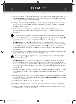 Preview for 32 page of Beem HF-929TS Instruction Manual