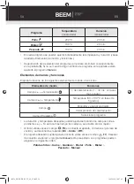 Preview for 62 page of Beem HF-929TS Instruction Manual