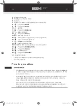 Preview for 76 page of Beem HF-929TS Instruction Manual