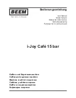 Preview for 1 page of Beem i-Joy Cafe User Manual