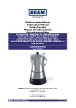 Preview for 1 page of Beem Lattespresso M300-F Instruction Manual