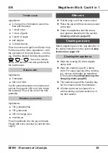 Preview for 29 page of Beem Megatherm Mix & Cook 6 in 1 User Manual