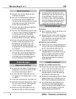 Preview for 10 page of Beem Miracle Mop 9 in 1 Operating Instructions Manual