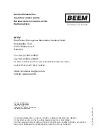 Preview for 52 page of Beem Miracle Mop 9 in 1 Operating Instructions Manual