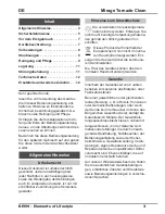 Preview for 5 page of Beem MIRAGE TORNADO CLEAN User Manual