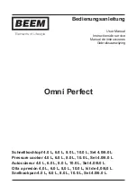 Beem Omni Perfect User Manual preview