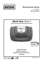 Beem Pro Multi-Grill 3 in 1 User Manual preview