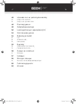 Preview for 49 page of Beem Single-Kaffeemaschine Thermo2Go CM-119A Instruction Manual