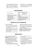 Preview for 4 page of Beem WD900ESL30R Owner'S Manual