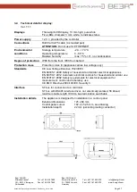 Preview for 27 page of BEER Cold Rack / Refrigerated Display Cabinets Installation And Programming Manual