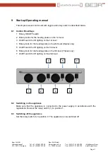 Предварительный просмотр 11 страницы BEER GN-2/1 Operating Manual