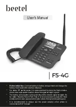 Предварительный просмотр 1 страницы BEETEL F5-4G User Manual