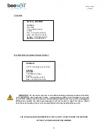 Предварительный просмотр 17 страницы BEEWAIR BW60L Operating Manual