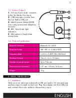 Preview for 5 page of BeeWi BBA100 User Manual