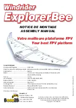 BEEZ2B Windrider ExplorerBee Assembly Manual preview