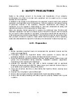 Предварительный просмотр 6 страницы BEFCO DR0-308 Operator'S Manual