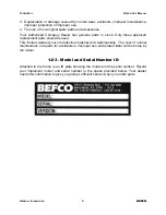 Предварительный просмотр 5 страницы BEFCO TURBO-HOP 301-300 Operator'S Manual