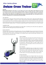 Preview for 1 page of BeFit GVG30 Instructions