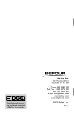 Preview for 16 page of Befour Edge SS-3200 Manual