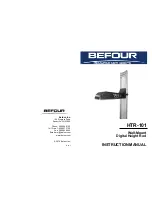 Preview for 1 page of Befour HTR-101 Instruction Manual