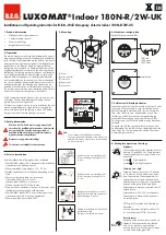 Предварительный просмотр 1 страницы BEG LUXOMAT Indoor 180N-R/2W-UK Installation And Operating Instruction