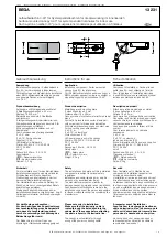 BEGA 13 231 Instructions For Use preview
