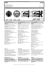 Preview for 1 page of BEGA 24 082 Instructions For Use