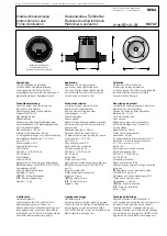 Preview for 1 page of BEGA 66 747 Instructions For Use