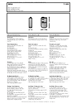 Preview for 1 page of BEGA 71 059 Instructions For Use