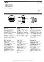 Предварительный просмотр 1 страницы BEGA 71 075 Instructions For Use