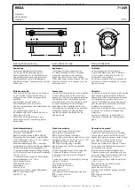 Предварительный просмотр 1 страницы BEGA 71 249 Instructions For Use