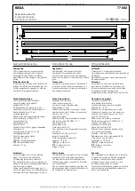 BEGA 77 002 Instructions For Use preview