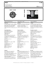 BEGA 77 009 Instructions For Use preview