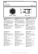 BEGA 77 147 Instructions For Use preview