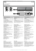 BEGA 77 157 Instructions For Use предпросмотр