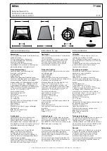 Preview for 1 page of BEGA 77 630 Instructions For Use