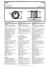 BEGA 77 851 Instructions For Use preview