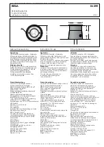 Предварительный просмотр 1 страницы BEGA 84 299 K3 Instructions For Use