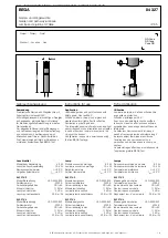 Preview for 1 page of BEGA 84 327 Instructions For Use Manual